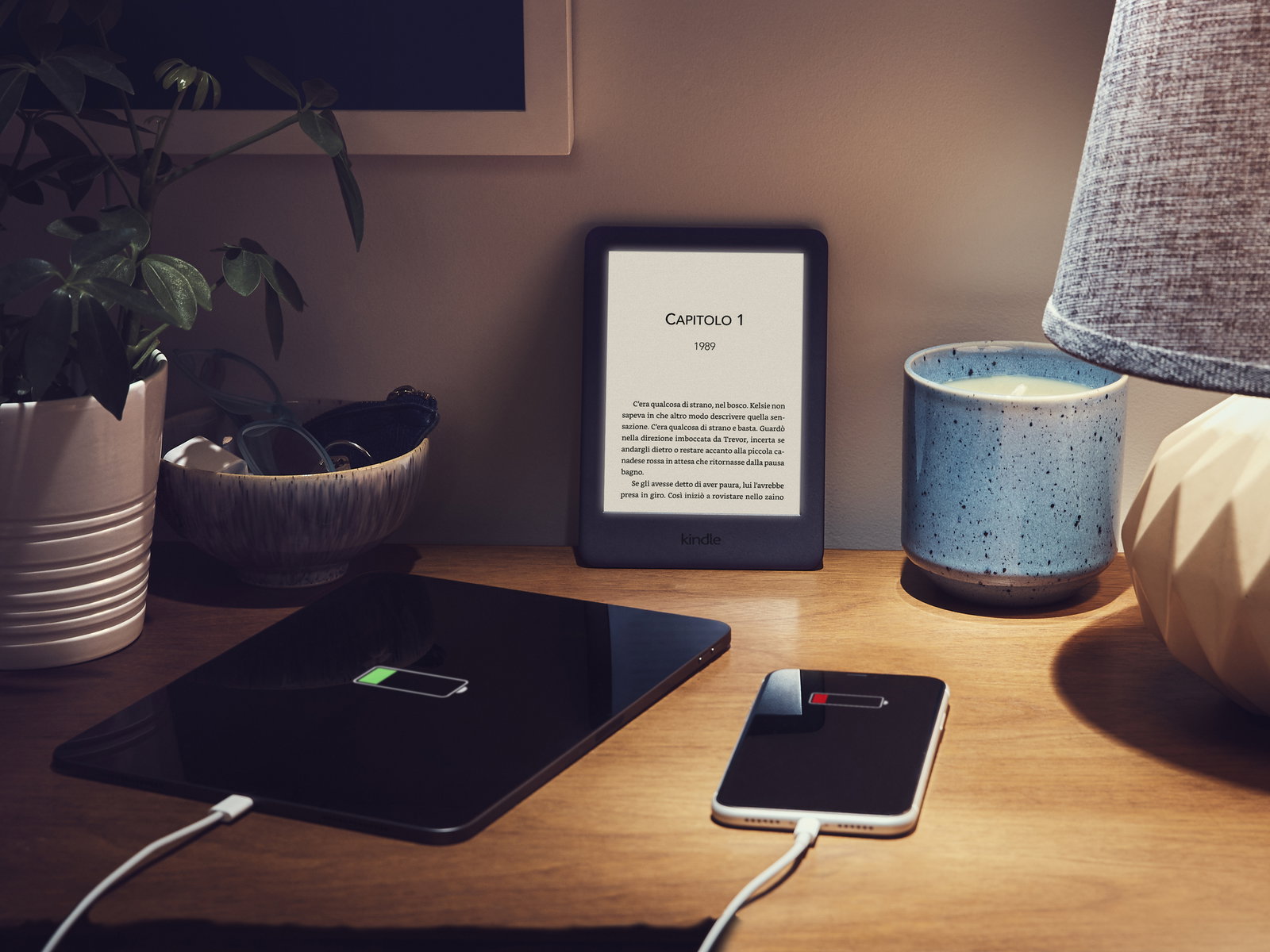 Amazon presenta il nuovo Kindle con luce anteriore
