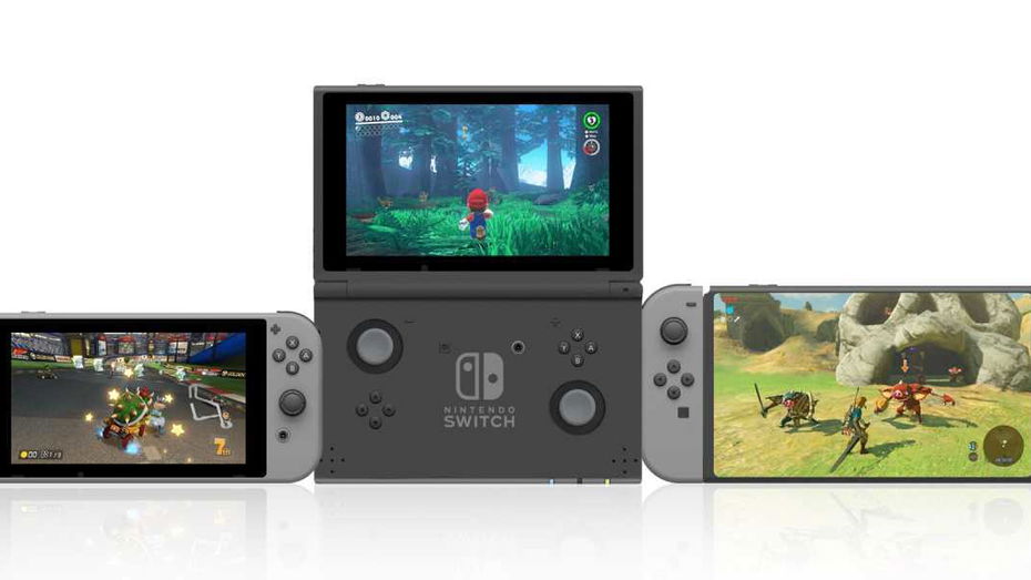 Immagine di Nintendo Switch Pro con secondo schermo avvistato nel nuovo firmware