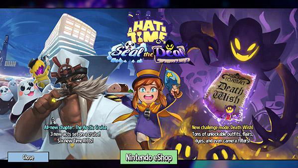 A Hat In Time: Il DLC Seal The Deal arriverà anche su Switch