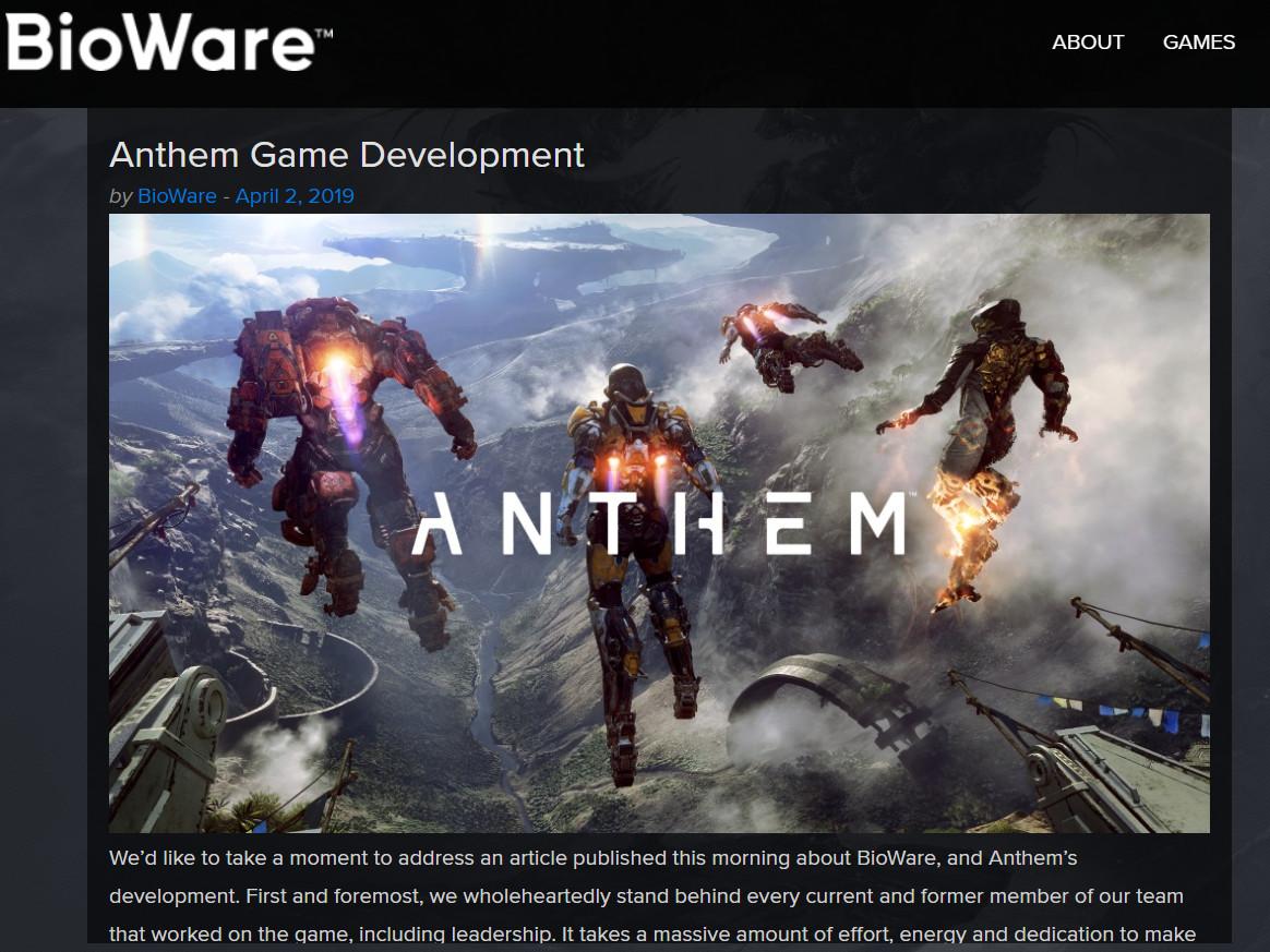 BioWare risponde a Kotaku: "focus scorretto", "non rendete l'industria migliore"