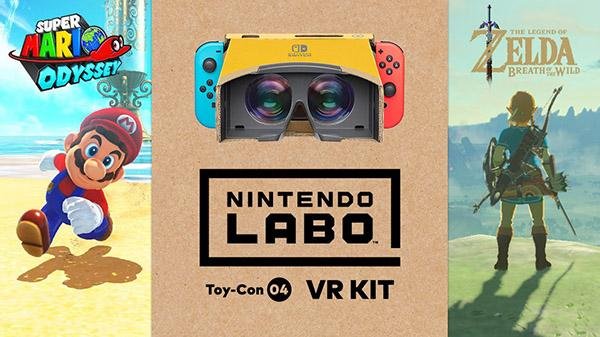 Immagine di Nintendo Labo: Super Mario Odyssey e Zelda saranno compatibili con il Kit VR