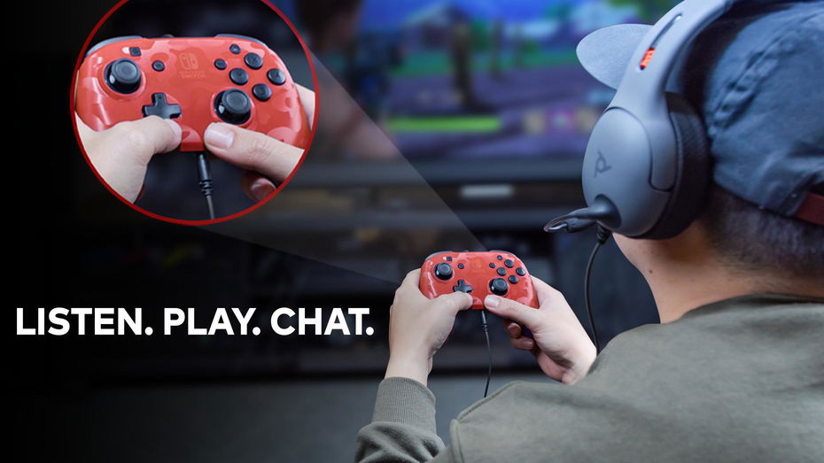Immagine di Nintendo Switch: arriva il primo controller che supporta la chat in-game