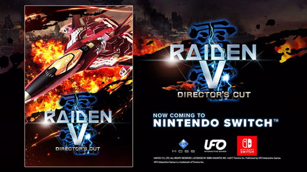 Raiden V Director's Cut arriverà su Switch a giugno