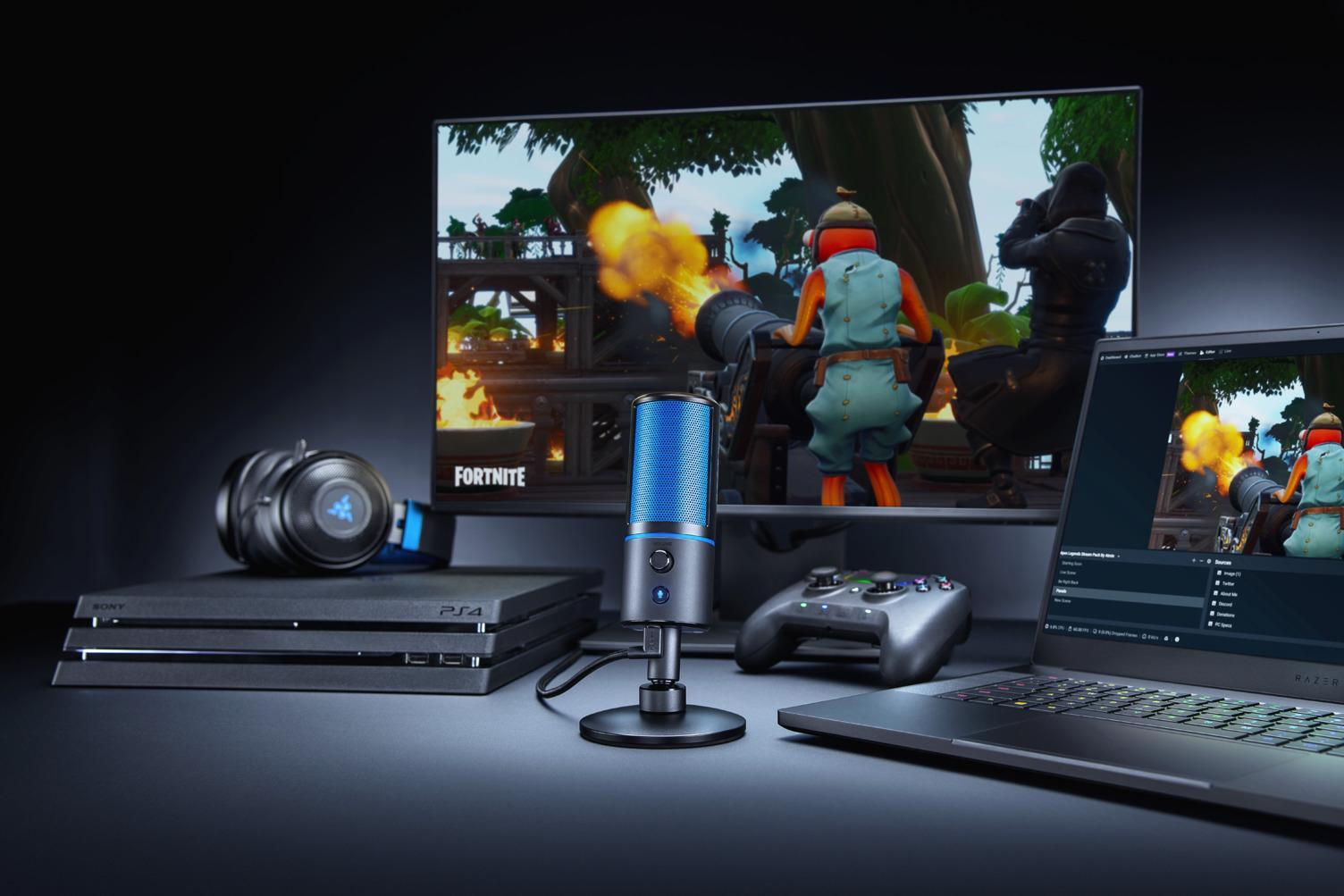 Razer: Il microfono Serien X entra nell'universo Playstation 4