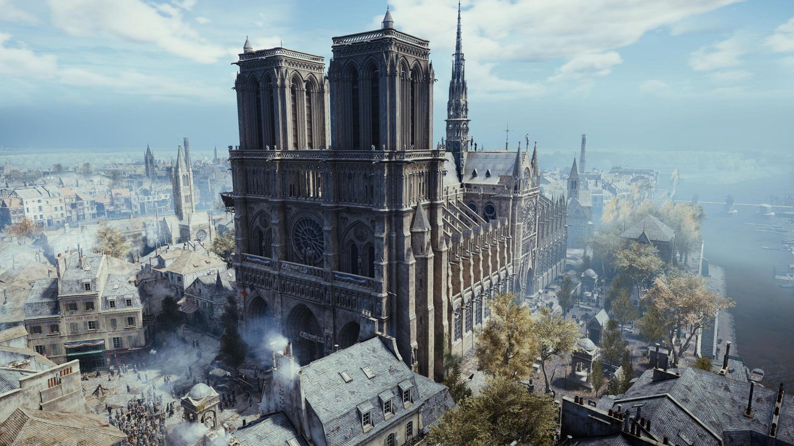 Da Assassin's Creed Unity alla VR: Ubisoft ricrea la cattedrale di Notre-Dame