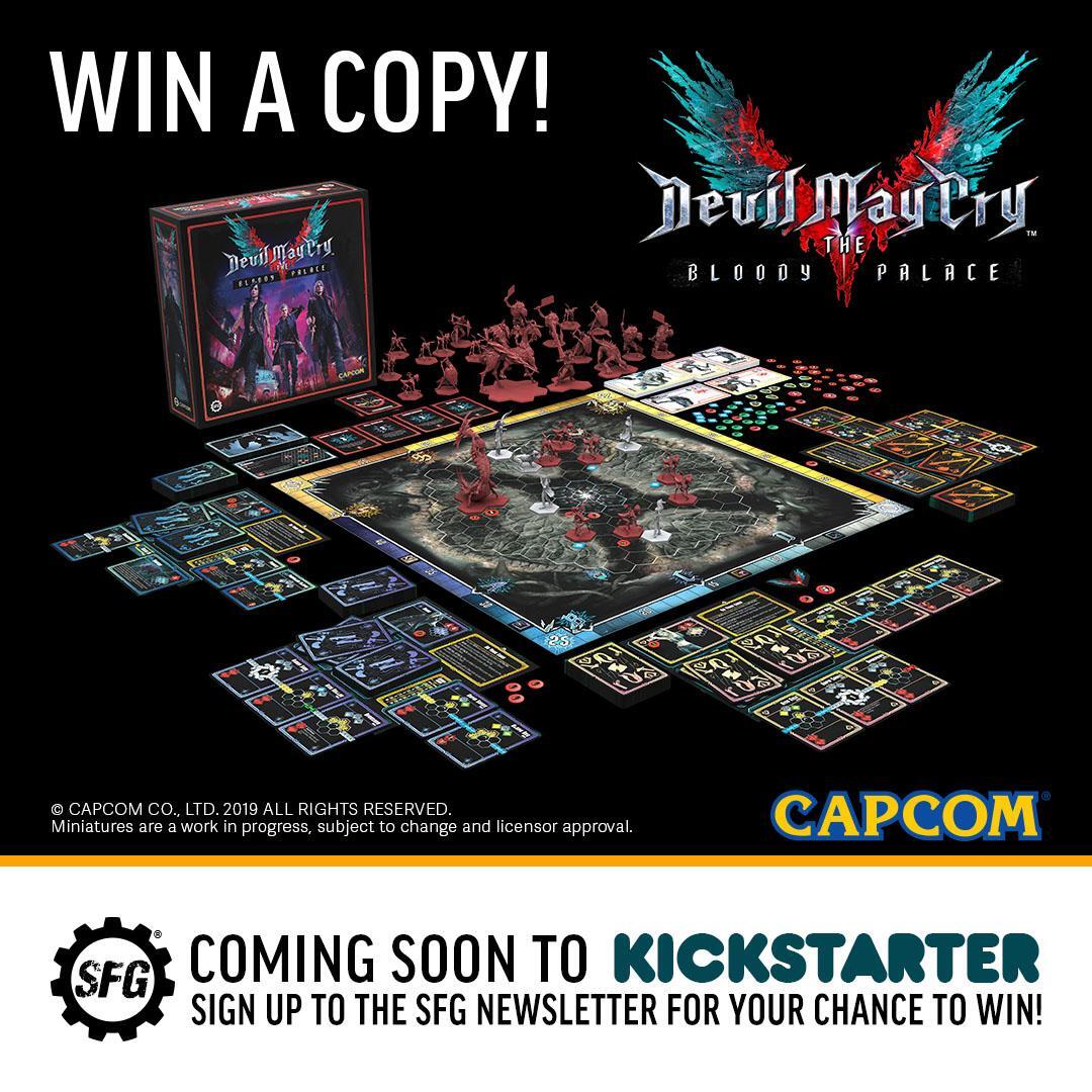 Devil May Cry: The Bloody Palace, il gioco da tavolo arriva su Kickstarter