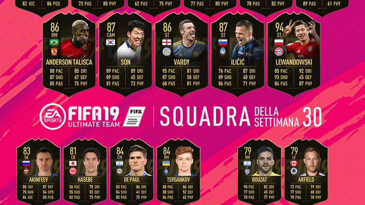 FIFA 19 Ultimate Team: De Rossi, Ilicic e De Paul nella TOTW #30