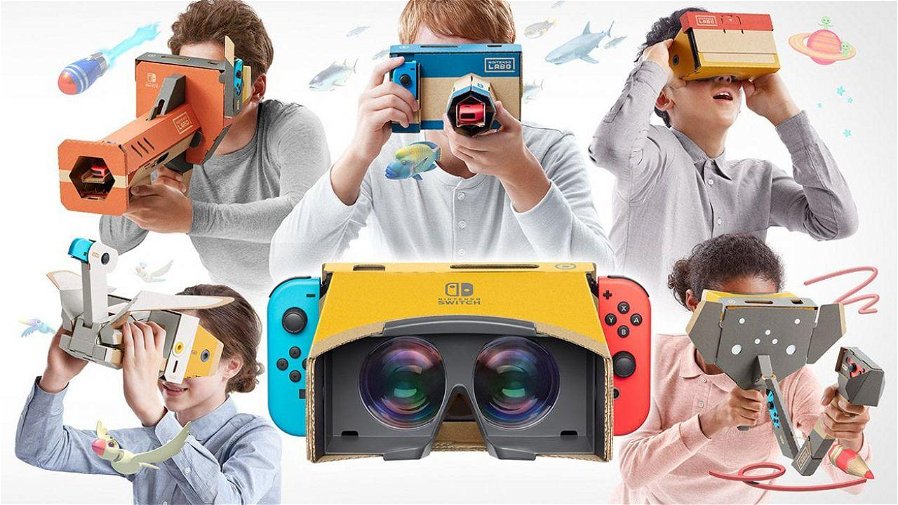 Immagine di Nintendo Labo VR Kit debutta in seconda posizione in Giappone