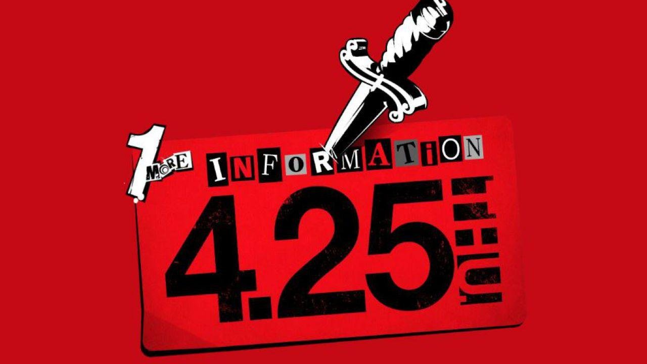 Persona 5 S: apre sito teaser, annuncio il 25 aprile