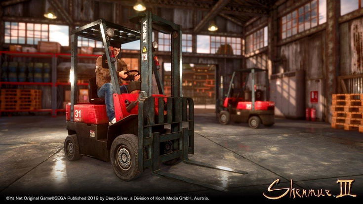 Shenmue III: un'immagine svela il ritorno dei muletti