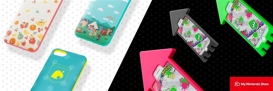 Immagine di Nintendo lancia le cover ufficiali per iPhone di Splatoon e Animal Crossing