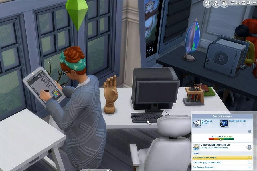 Immagine di The Sims 4: aggiornamento gratuito introduce carriera da freelancer