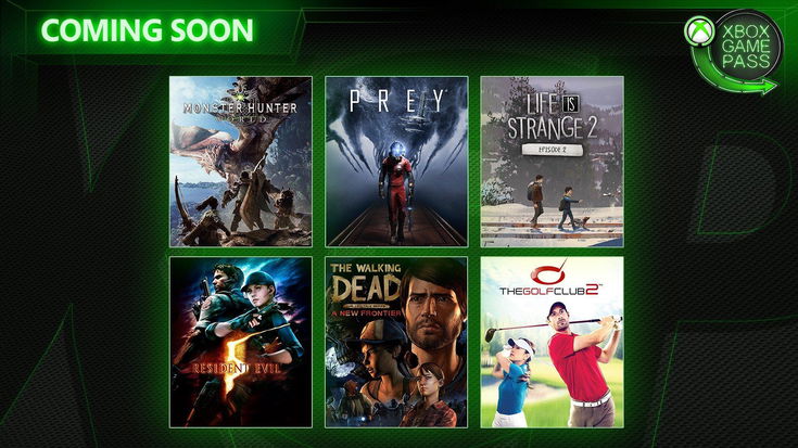 Xbox Game Pass, line-up di aprile: ci sono Prey, Life is Strange 2 e Monster Hunter World