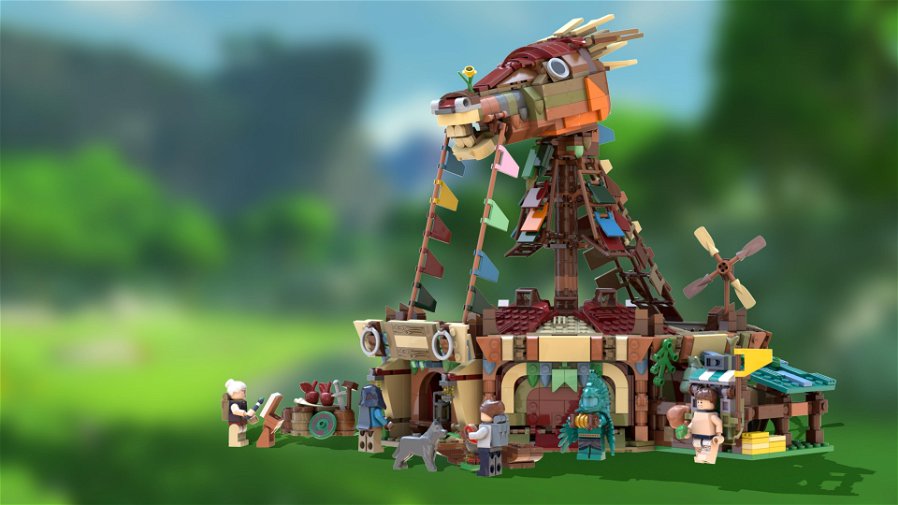 Immagine di Fan crea stalla di Zelda: Breath of the Wild con i LEGO, potrebbe diventare un vero set