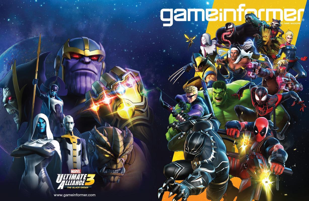 Marvel Ultimate Alliance 3: The Black Order in copertina su Game Informer
