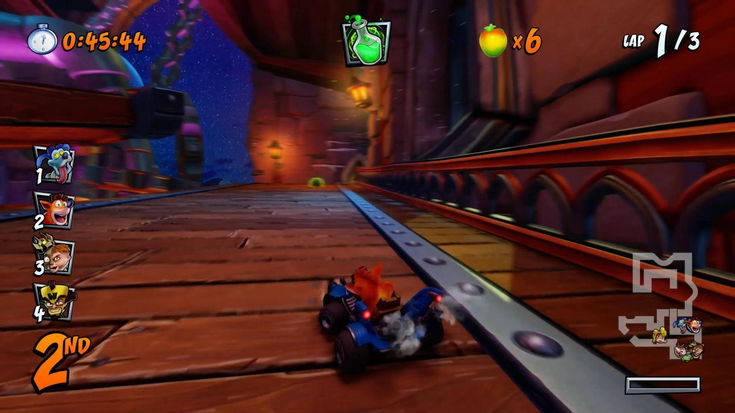 Crash Team Racing, un video sulle piste Dragon Mines e Retro Stadium