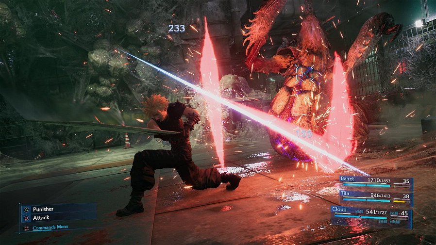 Immagine di Final Fantasy VII Remake, un video analizza il combattimento