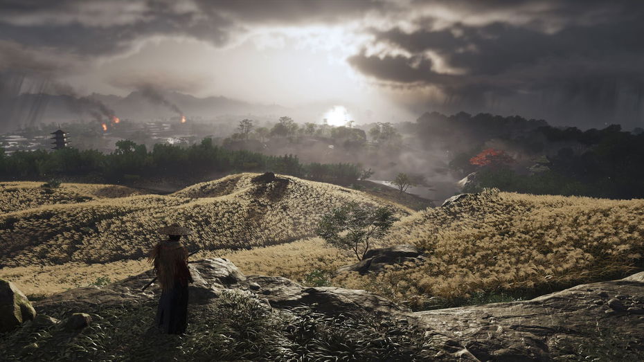 Immagine di Ghost of Tsushima ricreato all'interno di Dreams