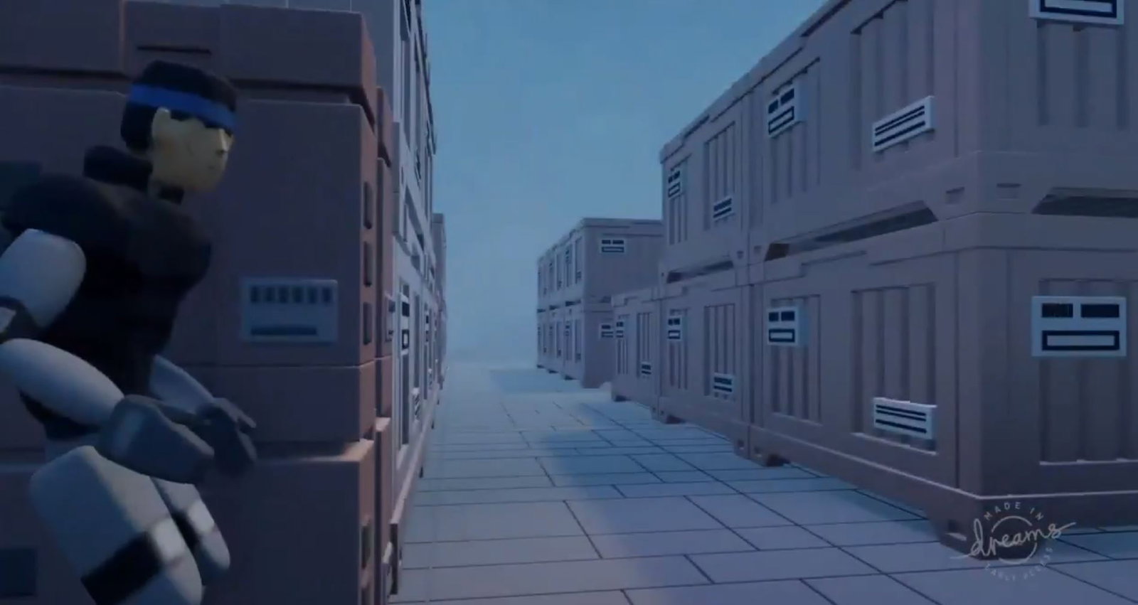 Metal Gear Solid ricreato in Dreams