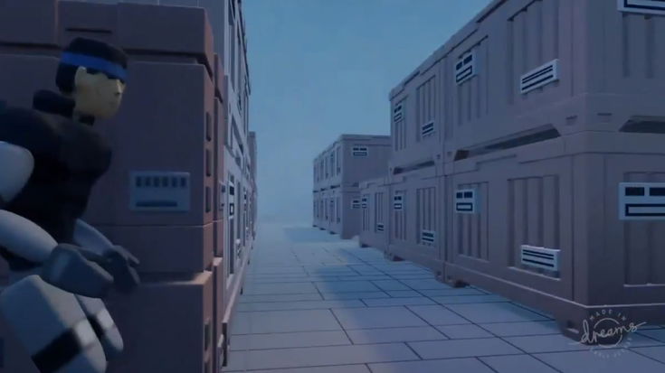 Metal Gear Solid ricreato in Dreams
