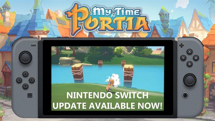 My Time At Portia si aggiorna su Nintendo Switch