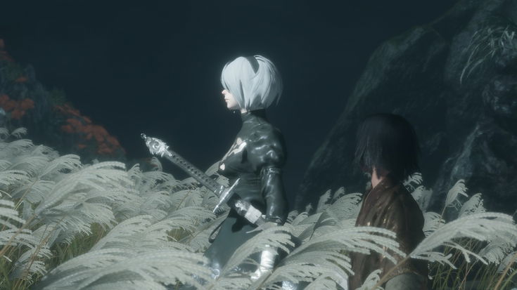 Sekiro: una mod vi fa giocare come 2B di Nier Automata