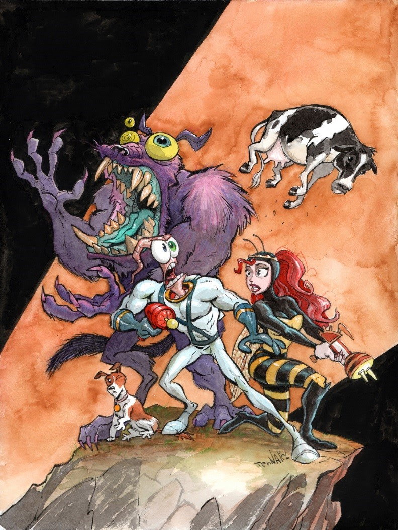 Earthworm Jim torna in esclusiva su Intellivision Amico