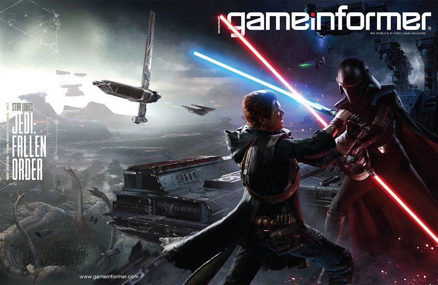 Immagine di Star Wars Jedi: Fallen Order sulla copertina di Game Informer di luglio