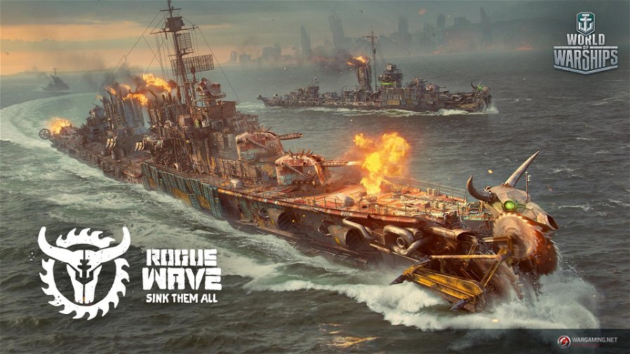Immagine di World Of Warships diventa post-apocalittico con la modalità Battle Royale