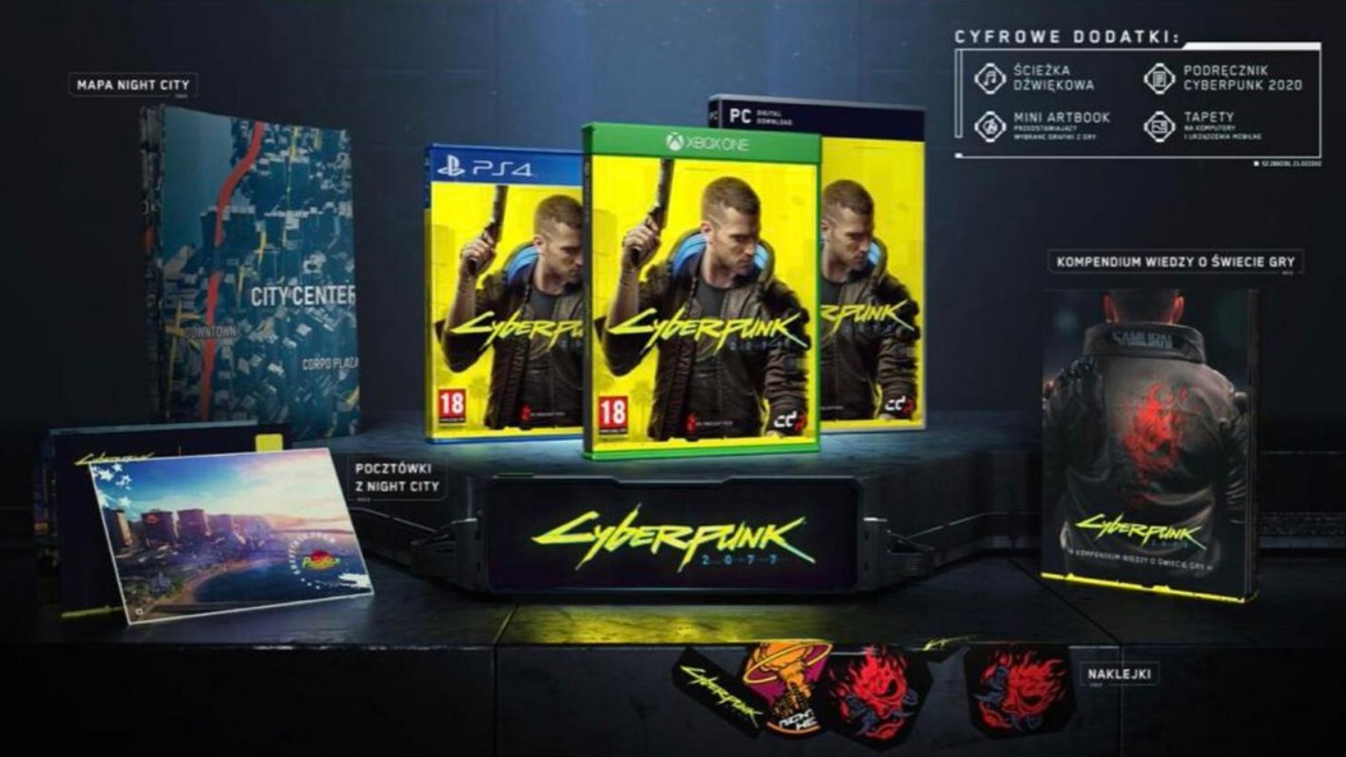 Cyberpunk 2077: Un leak svela i contenuti della Standard Edition