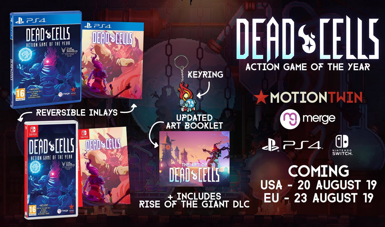Dead Cells: Presentata l'edizione fisica "Action Game of The Year"