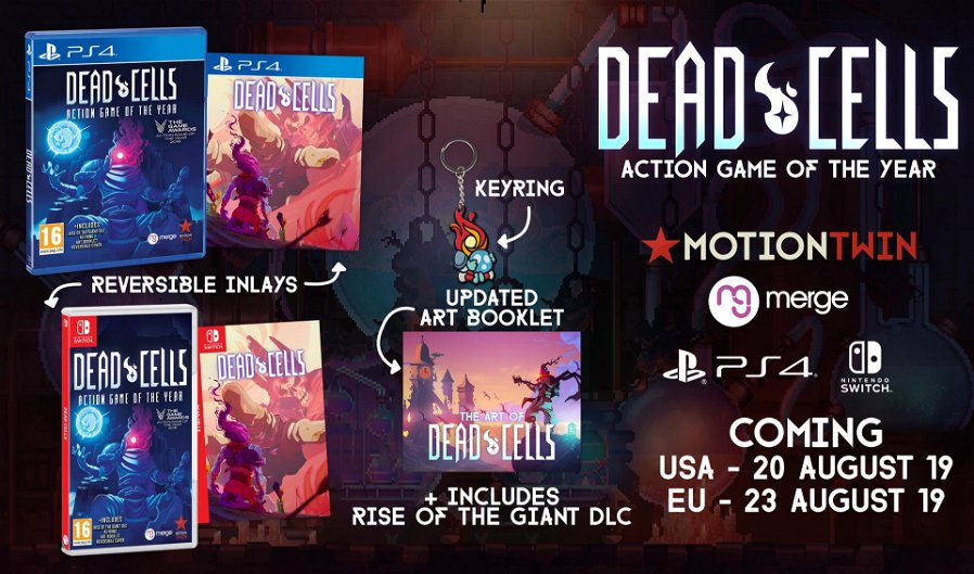 Immagine di Dead Cells: Presentata l'edizione fisica "Action Game of The Year"
