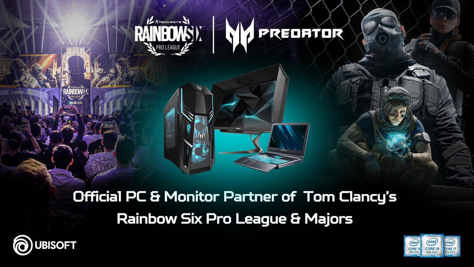 Rainbow Six Pro League e Major, arriva la sponsorizzazione di Predator