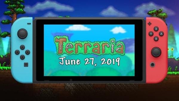 Terraria: Annunciata la data d'uscita della versione Switch