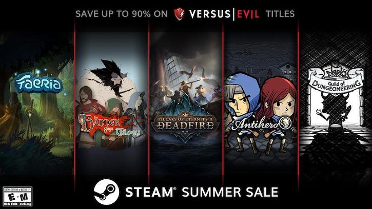 Immagine di Steam: Tanti sconti sui titoli di Versus Evil