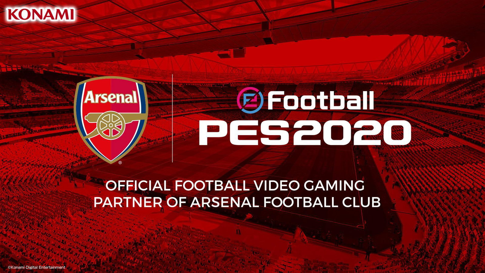 Konami ed Arsenal FC annunciano l'estensione della loro partnership mondiale