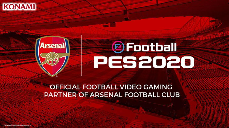 Konami ed Arsenal FC annunciano l'estensione della loro partnership mondiale