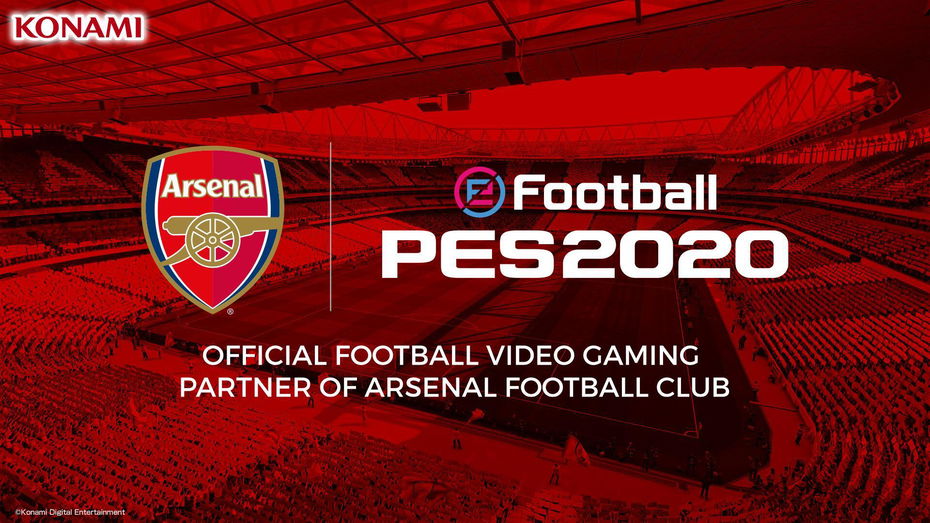 Immagine di Konami ed Arsenal FC annunciano l'estensione della loro partnership mondiale