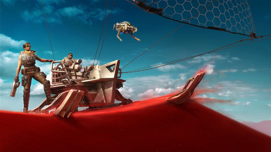 Immagine di Gears 5, lo skiff potrà essere usato per l'esplorazione libera