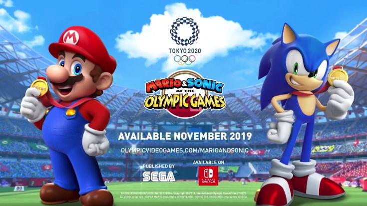 Mario e Sonic ai Giochi Olimpici, nuovo gameplay trailer