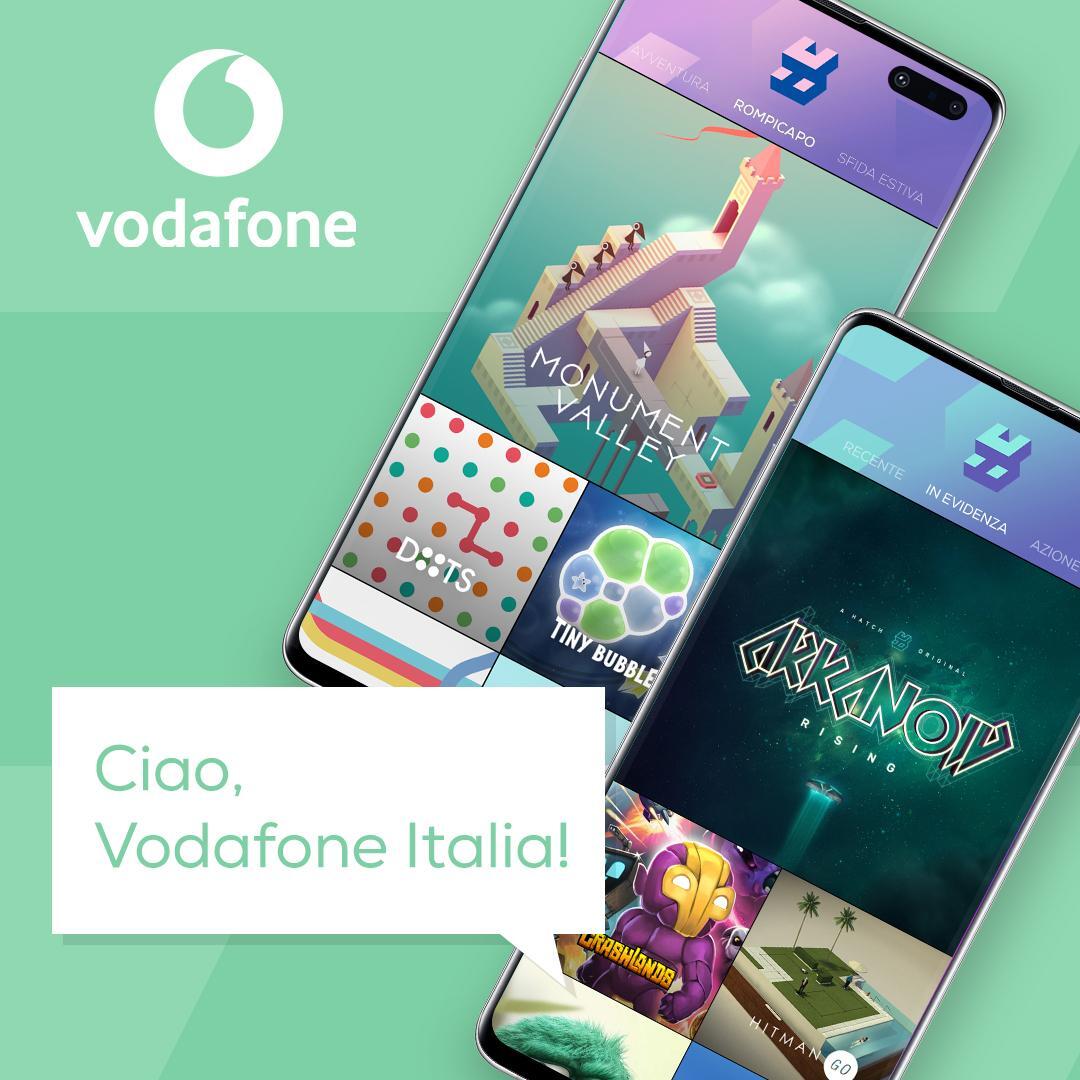 Vodafone Italia e Hatch insieme per la nuova piattaforma di cloud gaming mobile in 5G