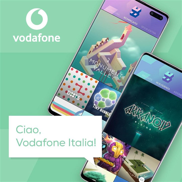 Immagine di Vodafone Italia e Hatch insieme per la nuova piattaforma di cloud gaming mobile in 5G