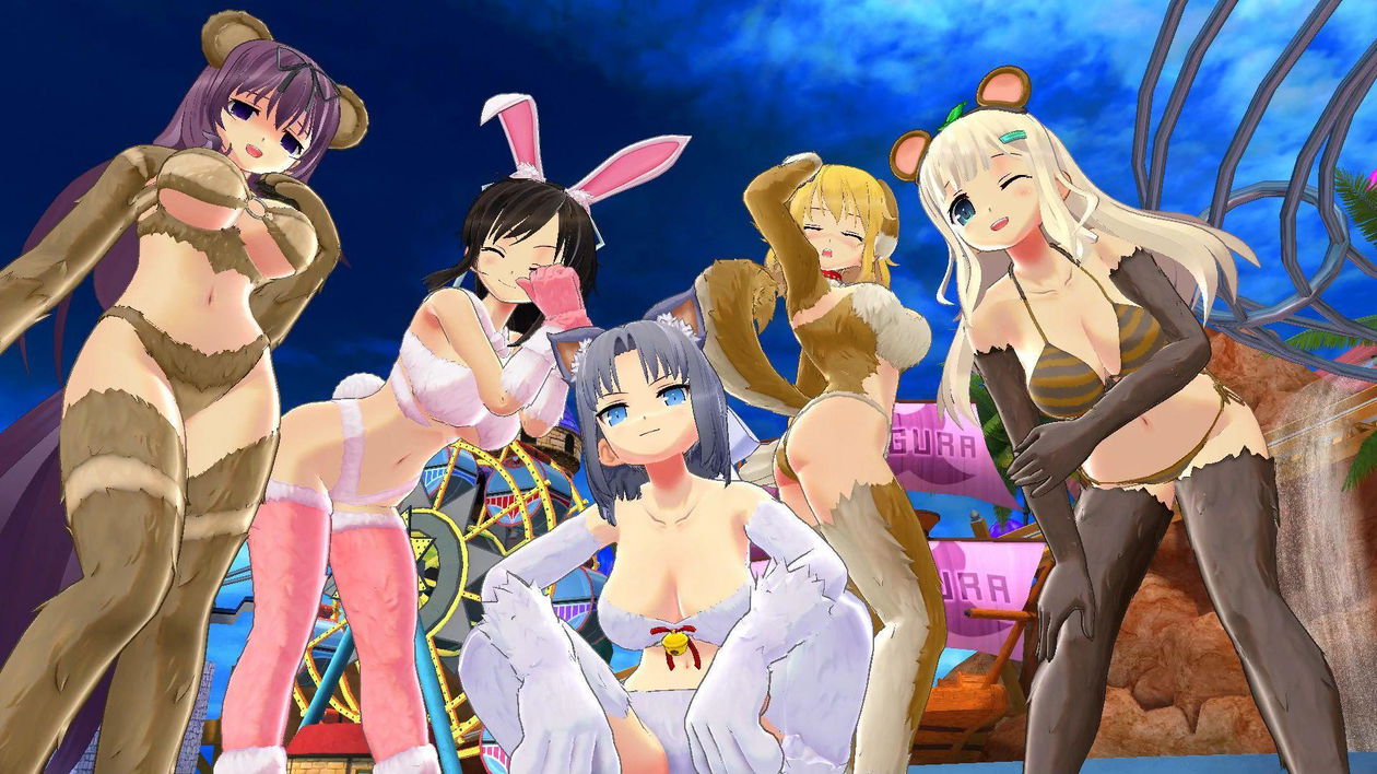 Immagine di Senran Kagura Peach Ball, come le sale giochi al mare