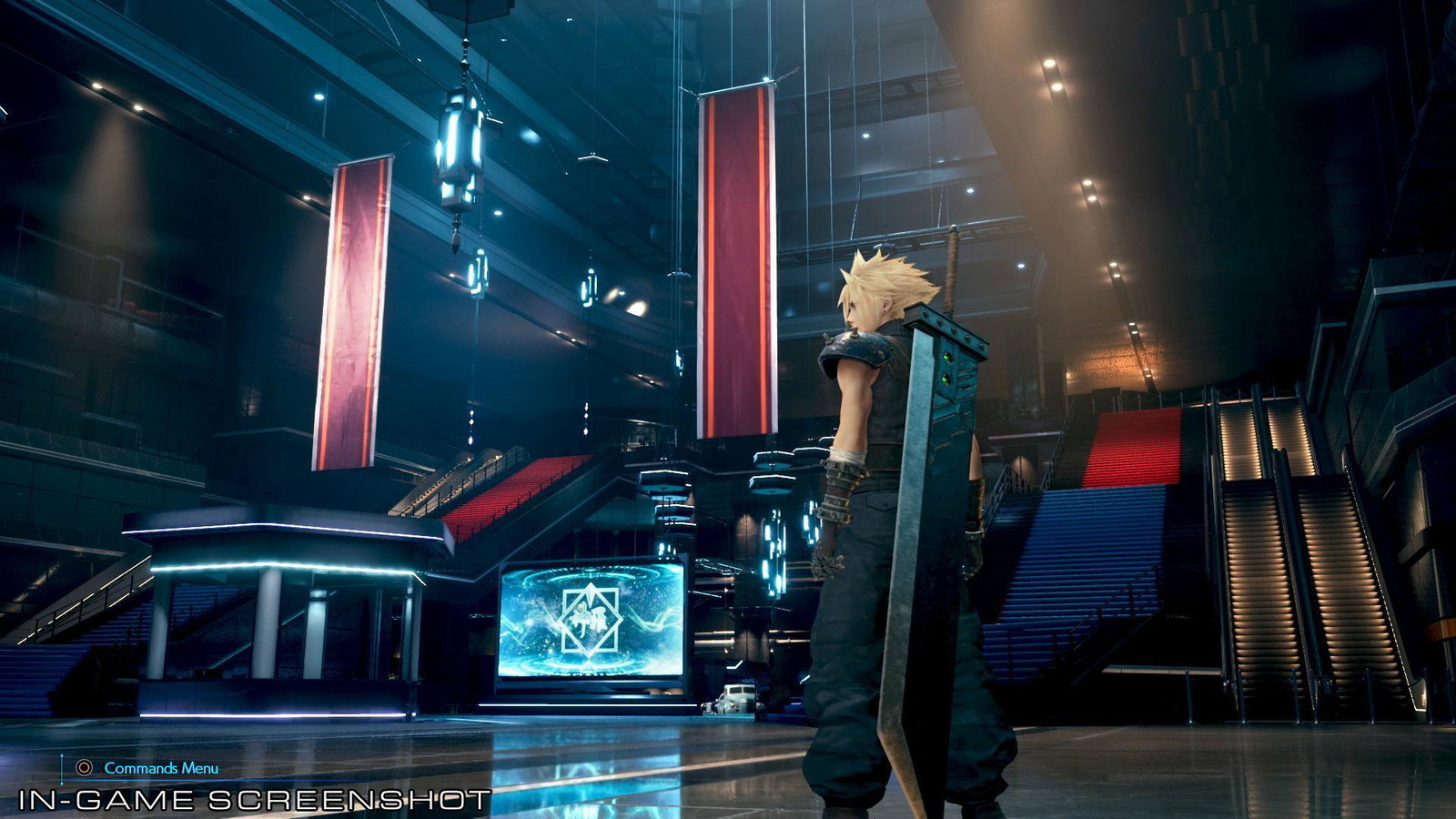 Final Fantasy VII Remake, uno screen (e una concept art) mostra l'ingresso della Shinra