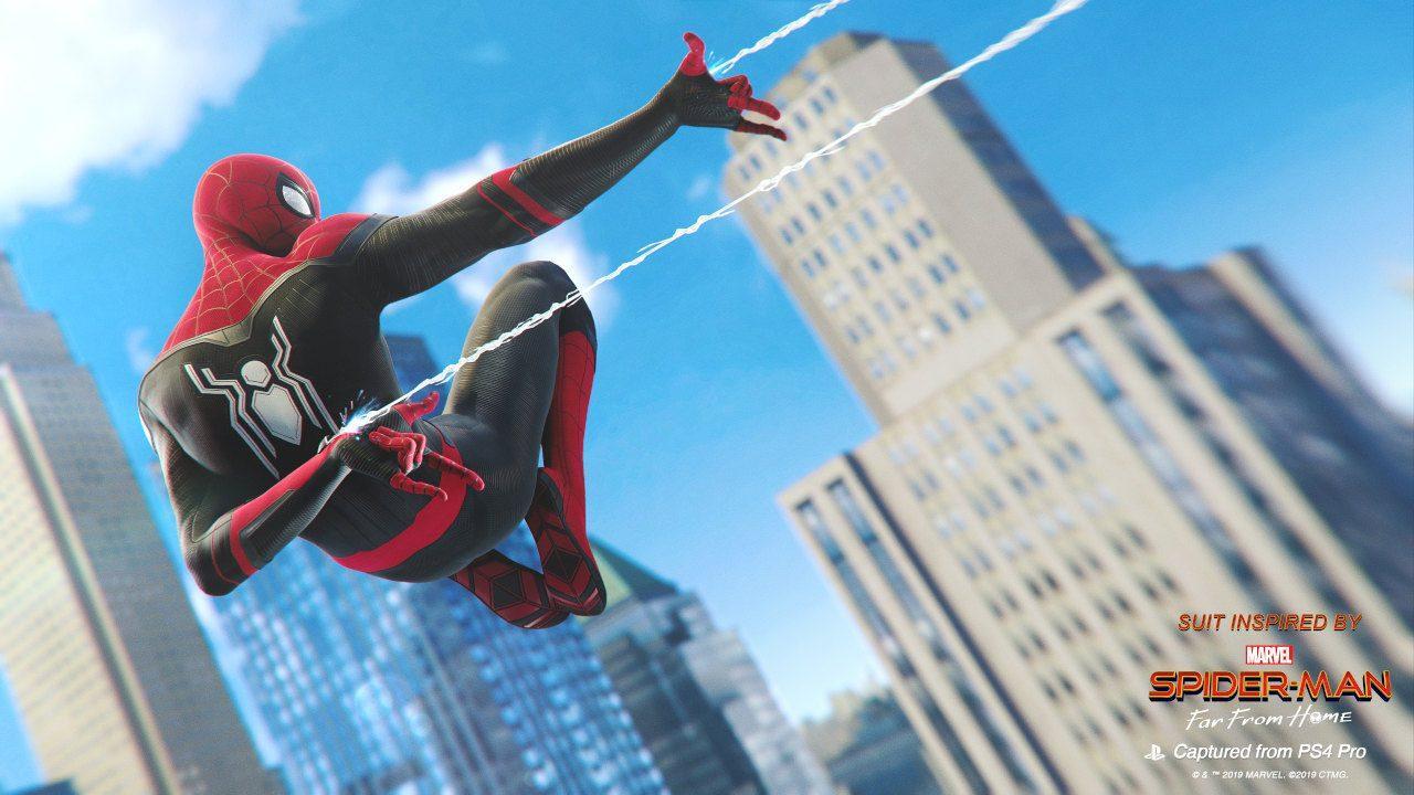 Marvel's Spider-Man festeggia Far From Home con due costumi gratuiti