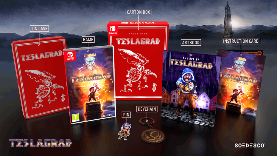 Immagine di Teslagrad, edizione fisica per Nintendo Switch in arrivo a settembre