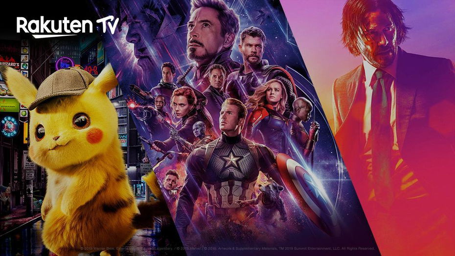 Immagine di Rakuten TV: offerta di agosto ricchissima con Avengers: Endgame e John Wick 3