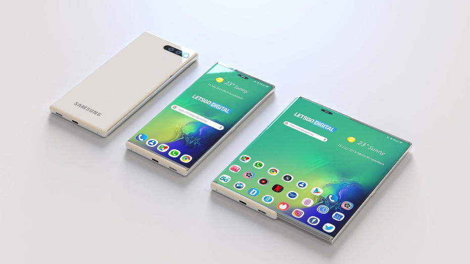 Immagine di Samsung brevetta un display estensibile per un futuro Galaxy