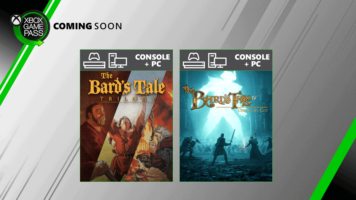 Xbox Game Pass: The Bard's Tale Trilogy e IV, Wasteland 30th Anniversary Edition in arrivo