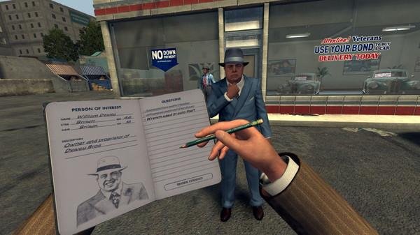 Immagine di L. A. Noire VR Case Files, Ultimo saluto a Cole Phelps - Recensione